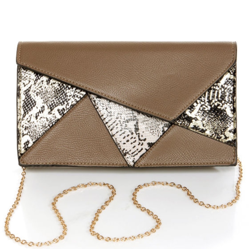 HOST PICK  Convertible snakeskin purse